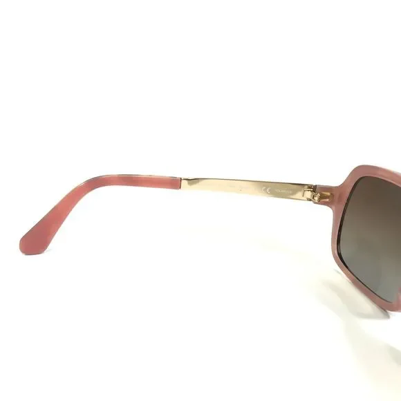 Kate Spade Sunglasses ANNJANETTE/S 0T4LA Gold Pink Tortoise Frames Brown Lens - Picture 9 of 11